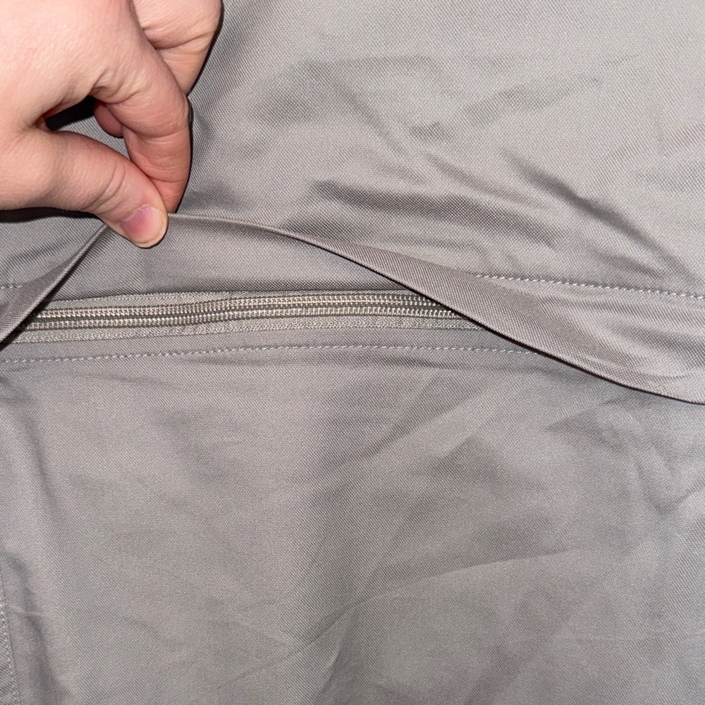 Etrange Gray Men's Cargo Track Pants with Yellow Logo - Picture 3 of 8